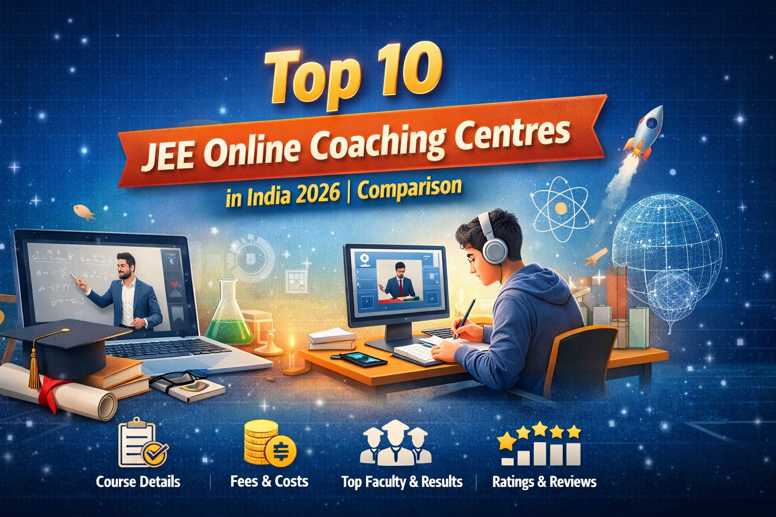 Top 10 JEE Online Coaching Centres in India 2026 | Comparison